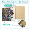 (Pre-Framed)Horse-Special Shape Diamond Painting Kit(29x29cm)