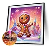 Diamond Painting -DIY Round Partial AB Drill Biscuits Candy House(45x45cm)