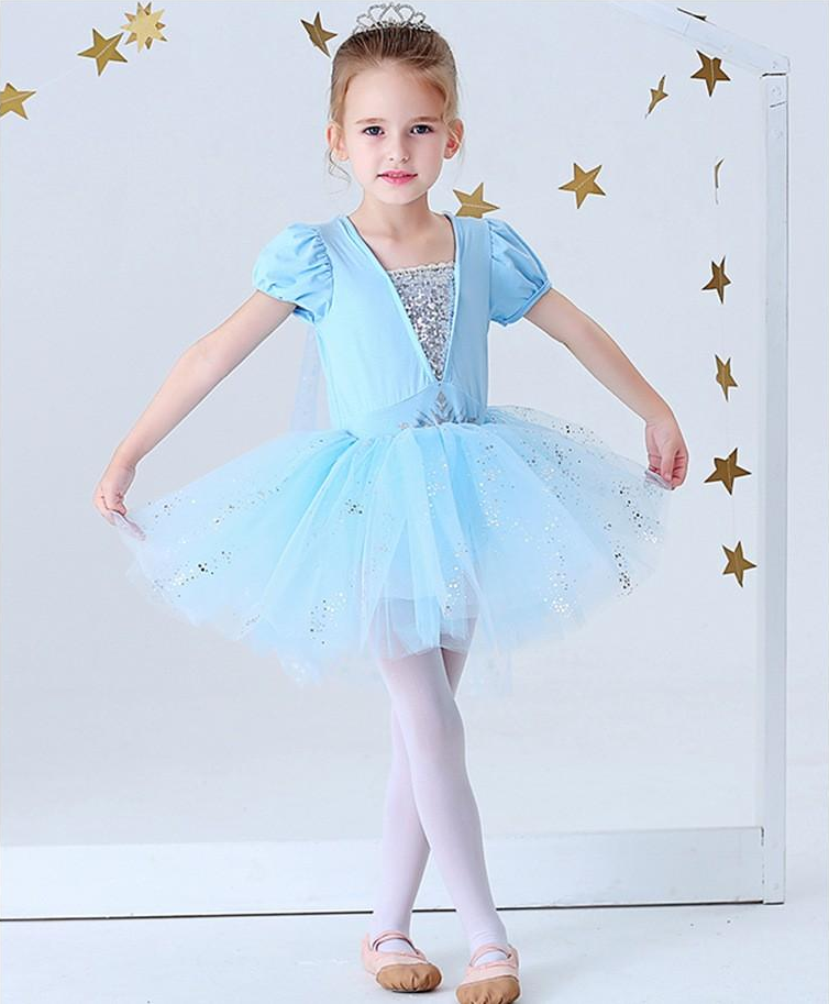 Frozen Elsa Dress Halloween Costume Tutus Dress Up for Toddler Girls-elleschic