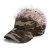 Punk Summer Baseball Cap Creative Camouflage Hip Hop Adjustable Cotton Wig Hat Outdoor Sunshade Duck Tongue Hat