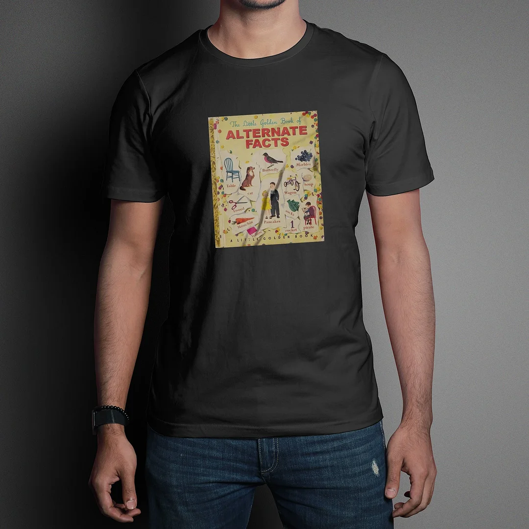 Funny Graphic T-shirts The Little Golden Book Of Alternate Facts