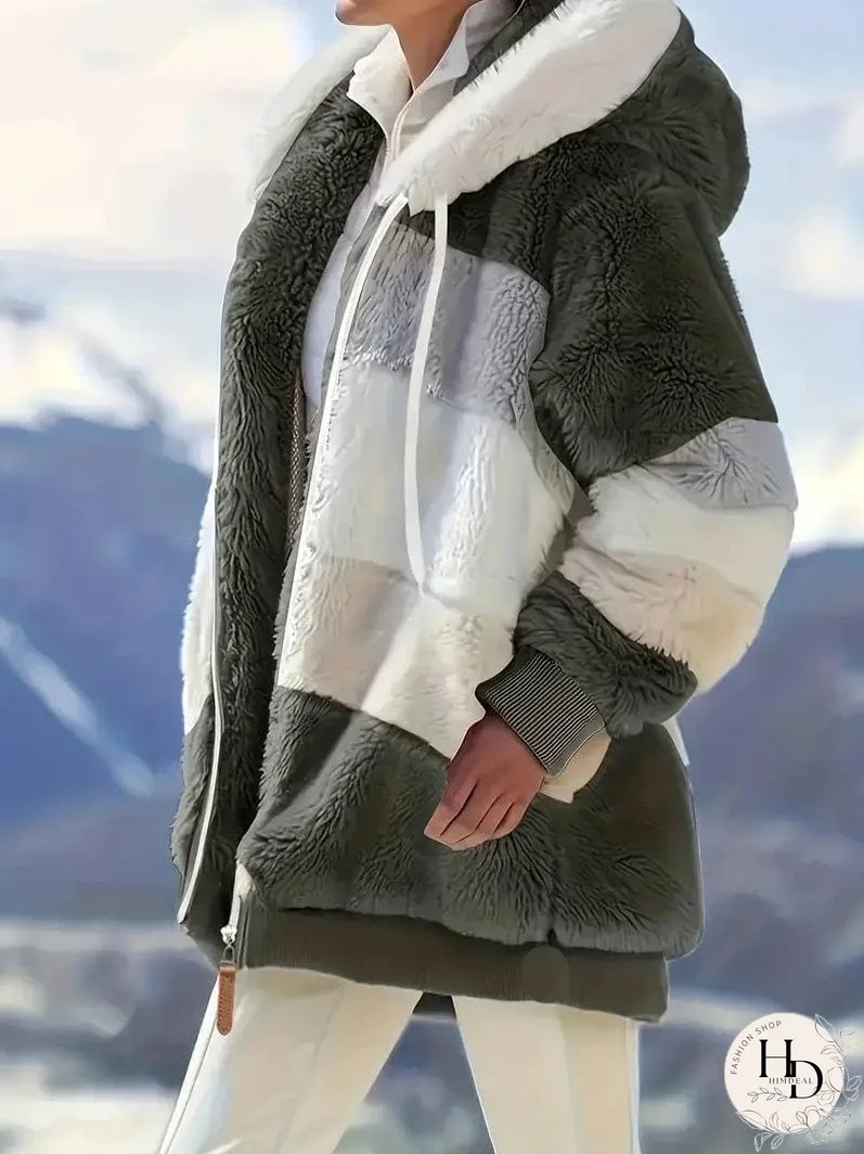 Trendy Tie-Dye Hooded Jacket