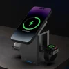 Multifunctional 3-in-1 Touch Magnetic Wireless Charger 15W Fast Charging Suitable For Apple Mobile Phones, Watches And Earphones