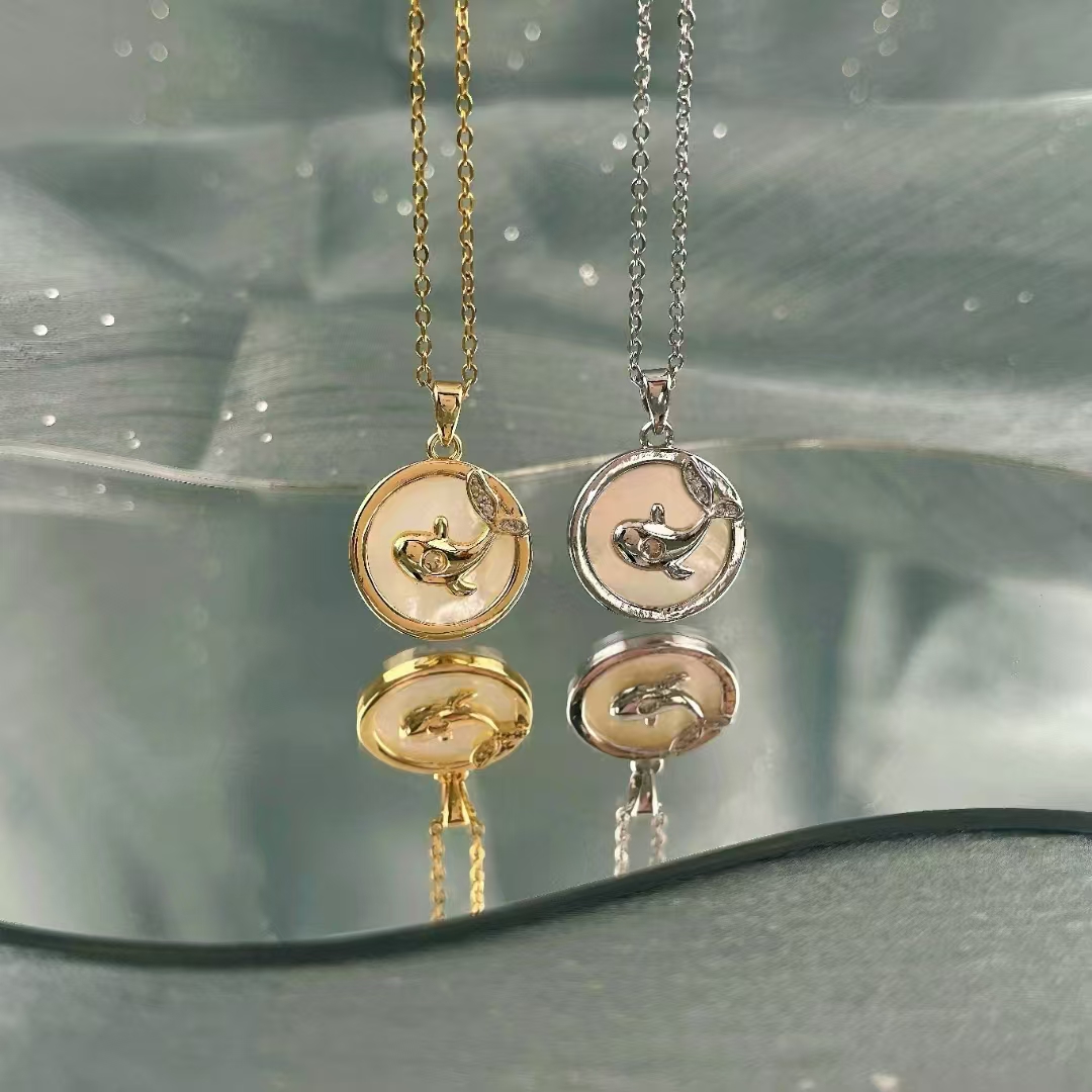 Circle + Whale Accessories Necklace