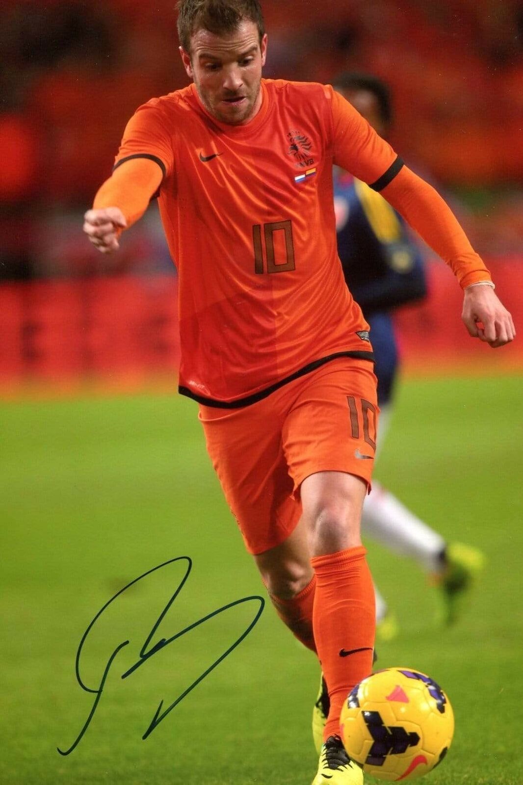 SOCCER Rafael van der Vaart NETHERLANDS NATIONAL TEAM autograph, signed Photo Poster painting