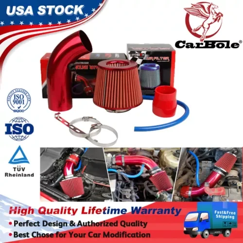 Dronehint 3Inch Cold Air Intake Filter Pipe Induction Kit Power Flow Hose System Car Parts (For: Acura) Parts