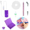 Elektrisches Vakuum Diamond Painting Stift Kit DIY Diamond Art Werkzeuge (lila e Set)
