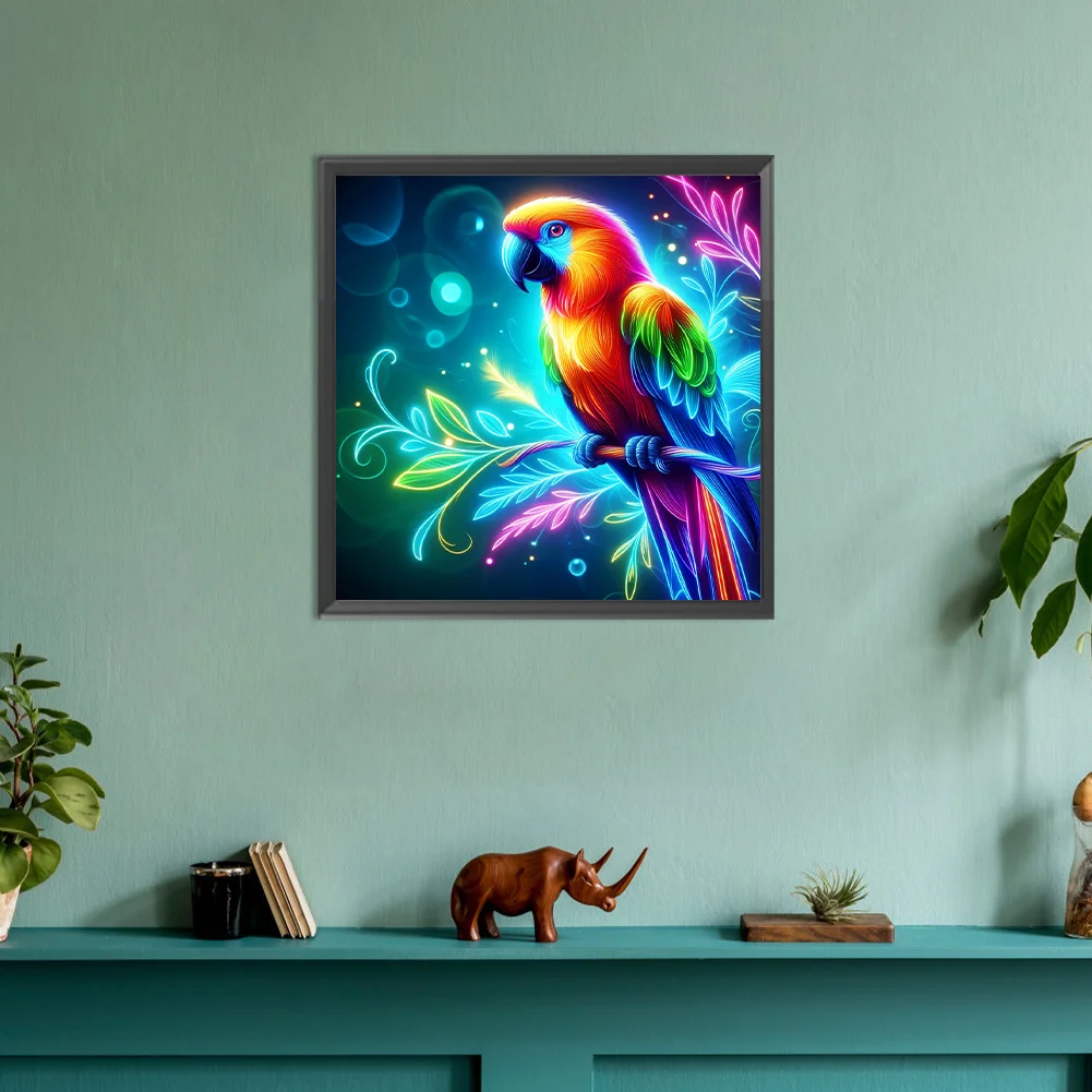 Diamond Painting - Full Round Drill - Parrot(Canvas|30*30cm)