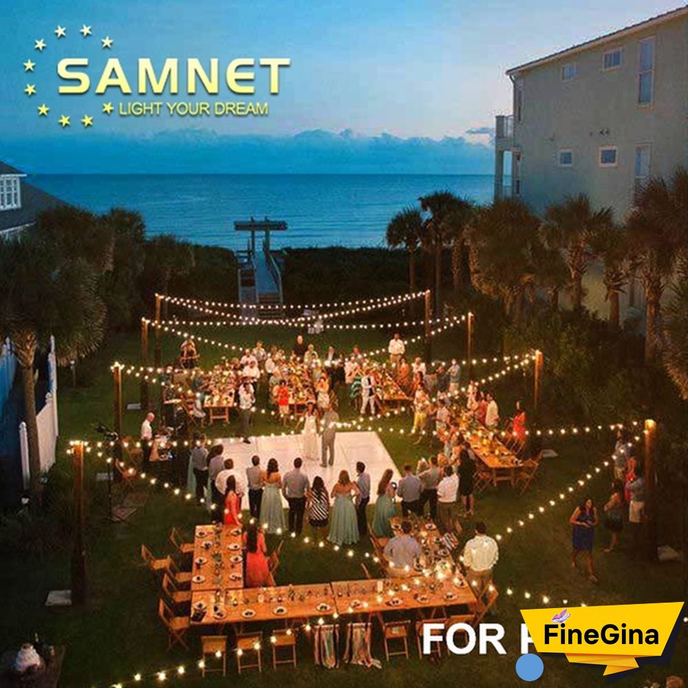 Holiday Led Christmas Lights Outdoor 100M 50M 30M 20M 10M Led String Lights Decoration For Party Holiday Wedding Garland