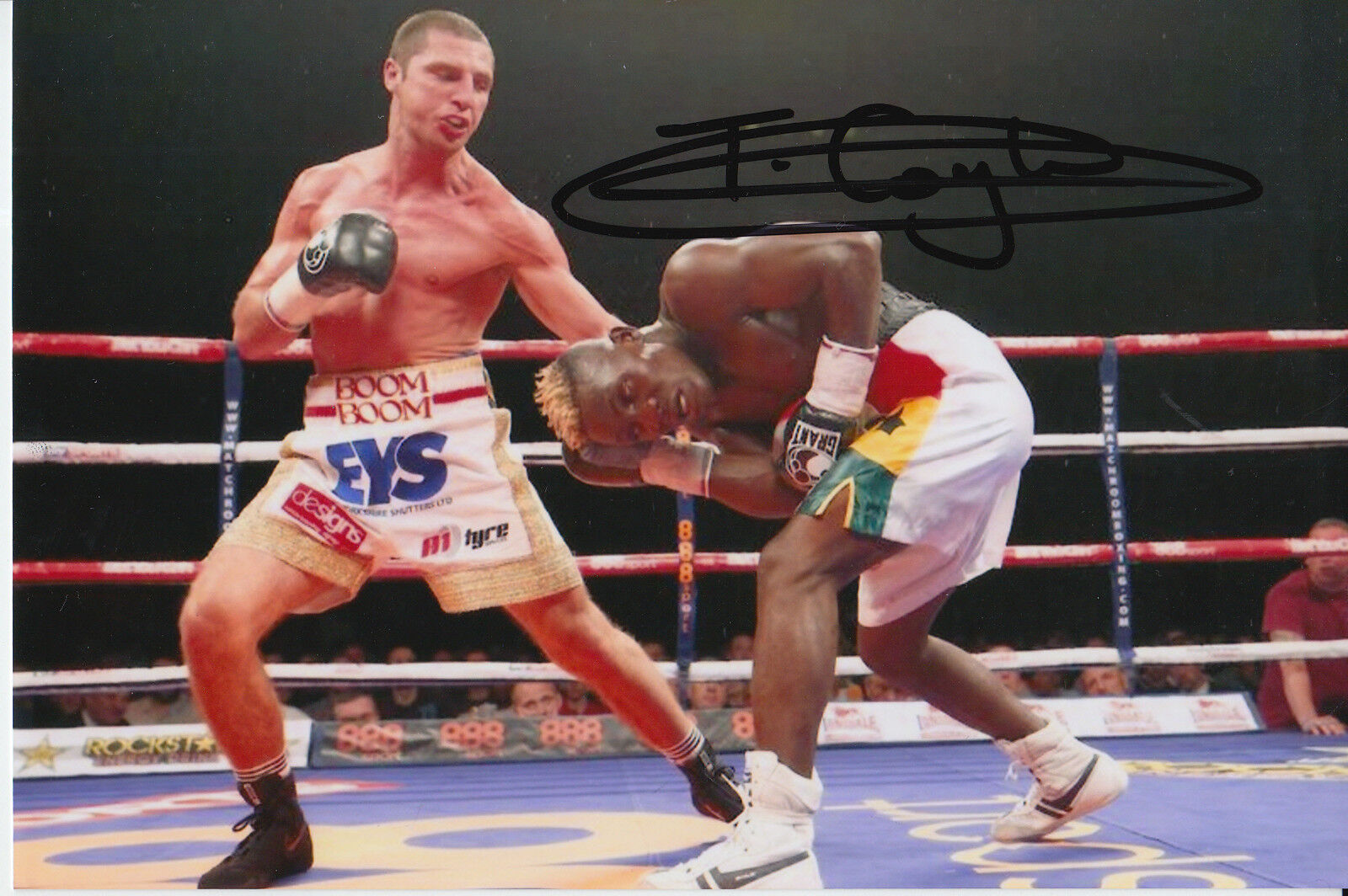 BOXING TOMMY 'BOOM BOOM' COYLE HAND SIGNED 6X4 Photo Poster painting 4.