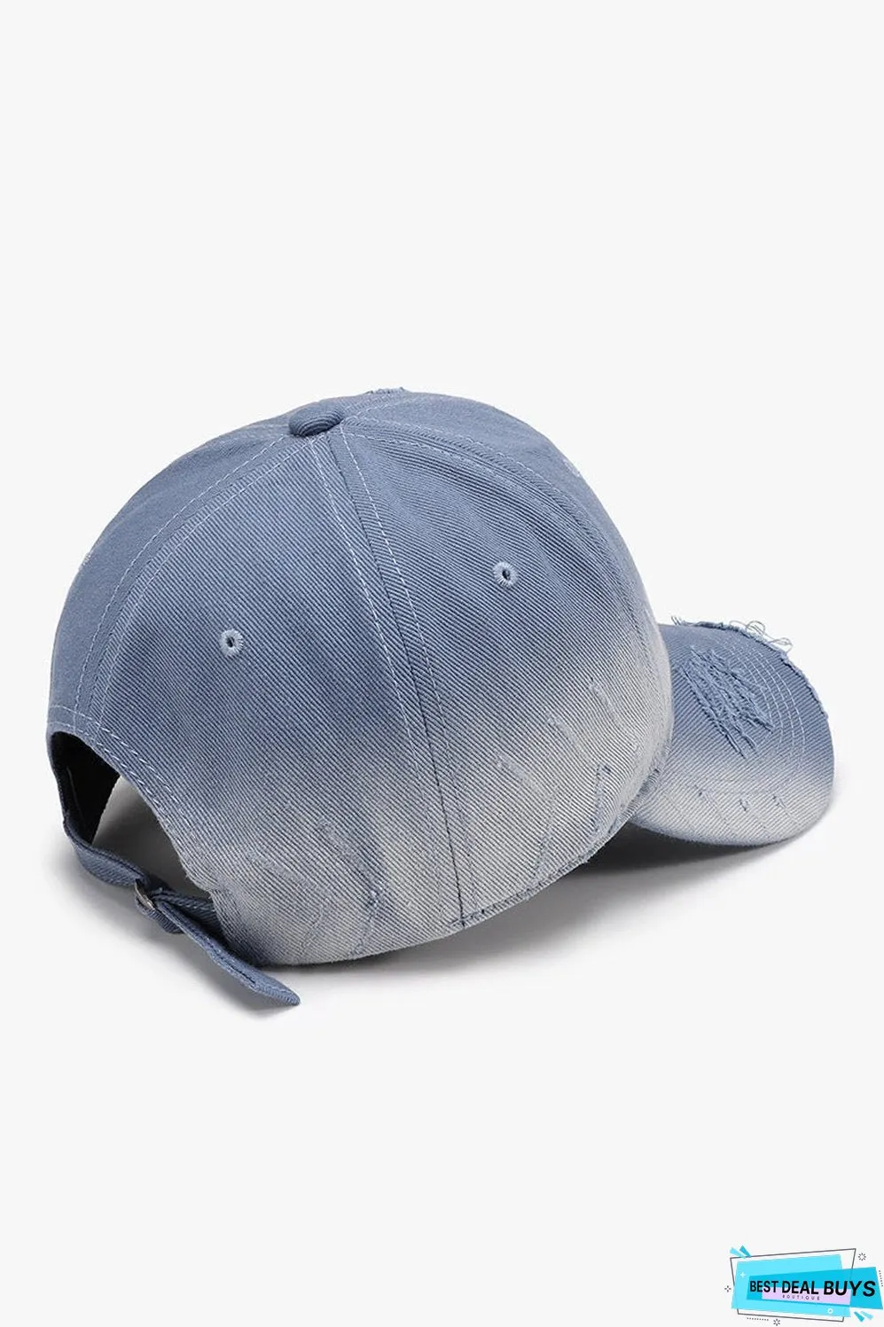 Distressed Adjustable Cotton Hat