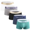 Men's Underwear Boxer Briefs Cotton Business Trunks Short Leg Stretch Panties Soft Underpants