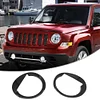 2pcs Car Headlight Cover Frame Protection Front Headlight Cover for Patriot