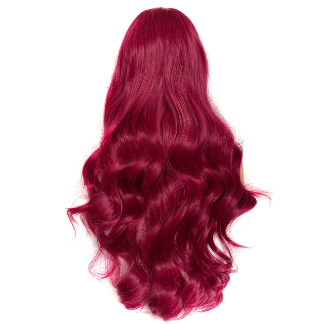 Jewtribute Hair®|Body Wave Lace  Wig for Women Burgundy