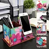 Multifunctional Handmade Wood Diamond Painting Phone/pen Holder& Storage Box Table Ornament Kits