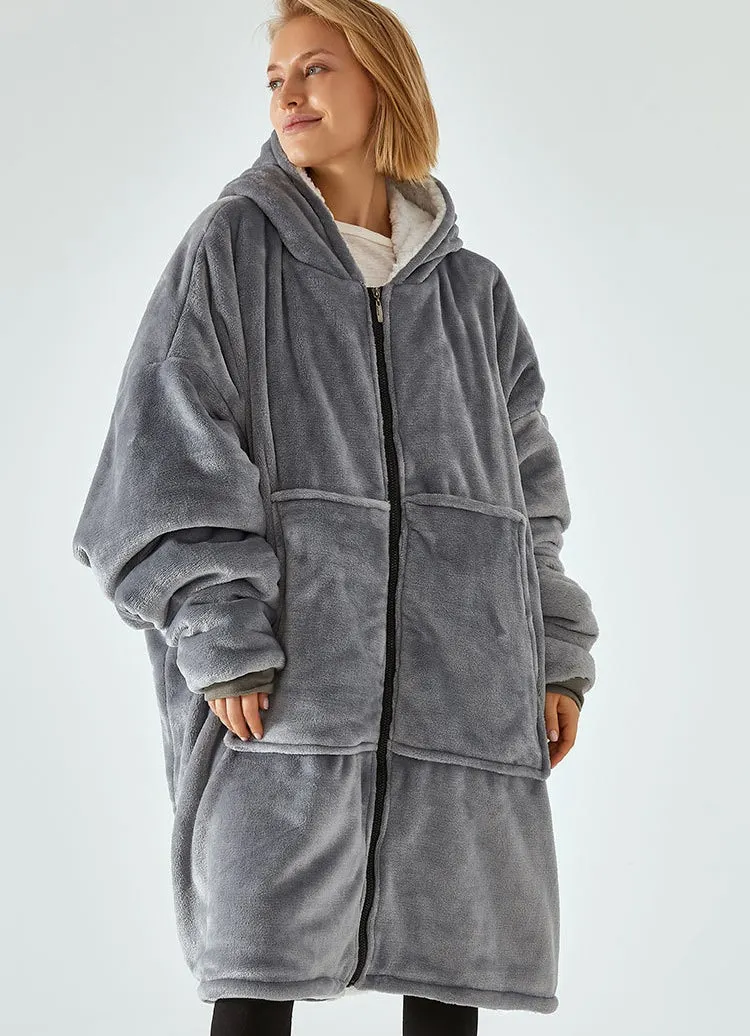 Unisex Hoodie Warm Winter Pullover Casual Home Top