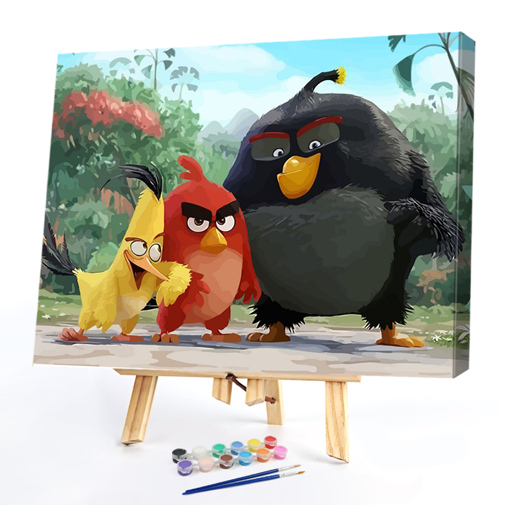 

40*50cm - Paint By Numbers - Angry Bird, 501 Original