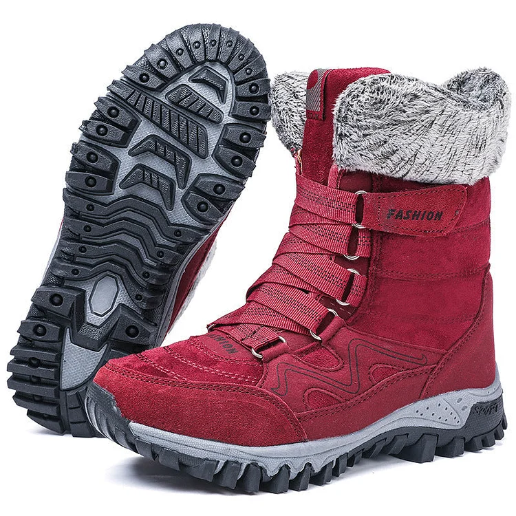 Super Warm Snow Boots Women Winter Work Casual Shoes Radinnoo.com