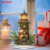 Weihnachtsleuchtturm - 5d DIY Basteln Ornament