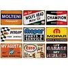 Weatherproof Retro Chic Letter Sign Iron Painting Wall Drawing Templates 30x20cm