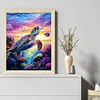Sea Turtles-11CT Stamped Cross Stitch 40*50cm/15.75*19.69in