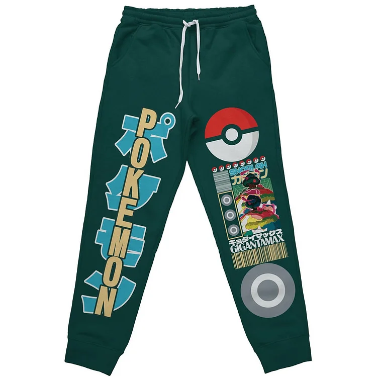 Gigantamax Snorlax Pokemon Streetwear Sweatpants