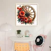 Cartwheel Poppy-11CT Stamped Cross Stitch 40*40cm/15.75*15.75in
