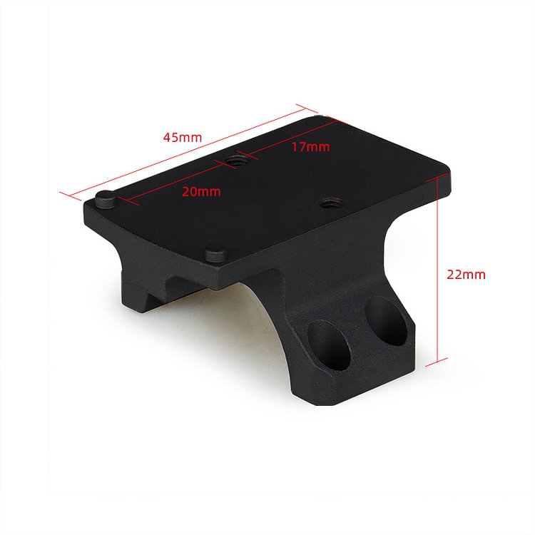 Scope Mount Adapter For Mount Red Dot Sight On Top Of A Rifle Scope