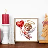 Kits sp&eacute;ciaux de peinture en diamant partiel 5d pour la Saint-Valentin de Cupidon pour adultes, d&eacute;coration int&eacute;rieure, peintures de diamants, art de p