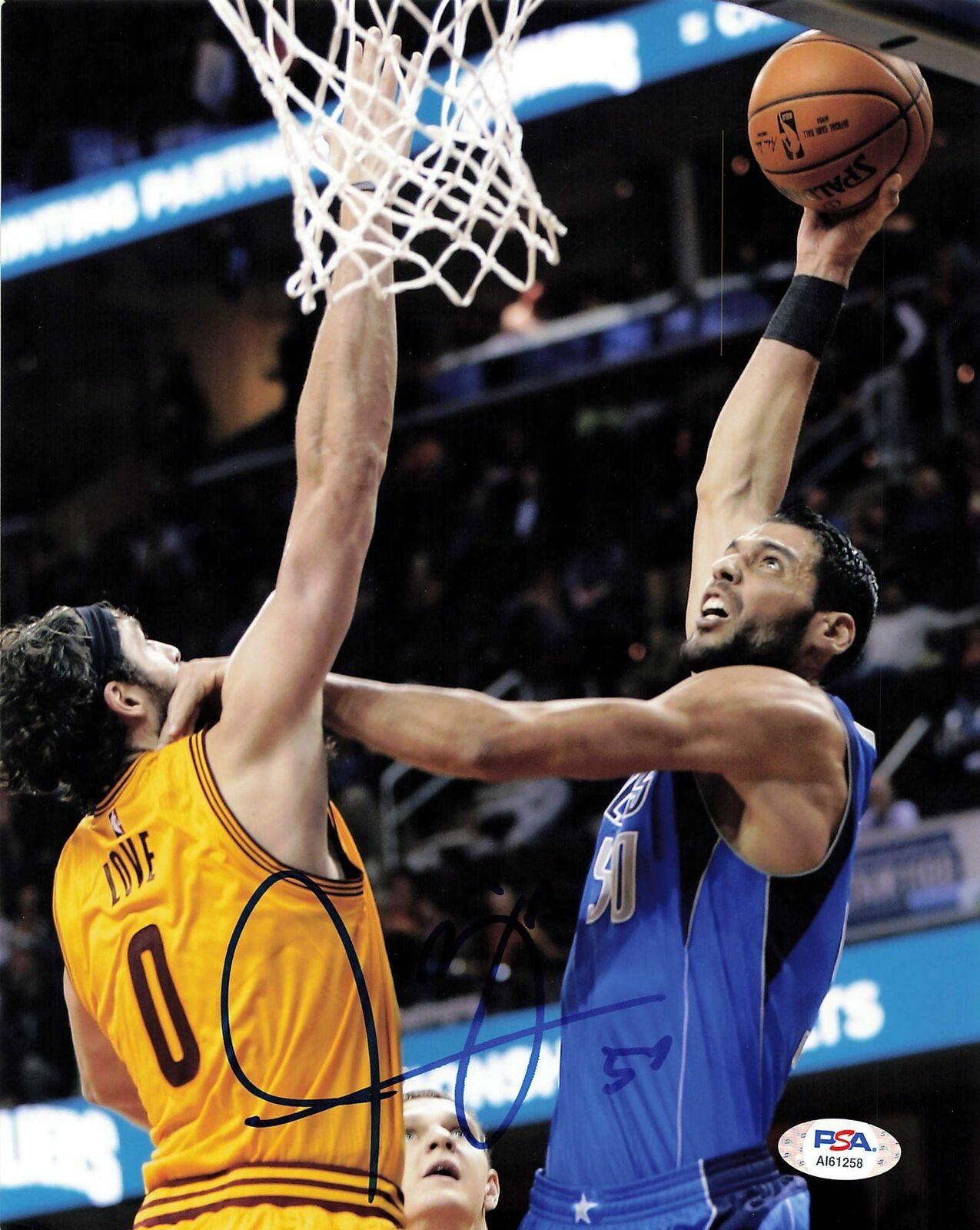 SALAH MEJRI signed 8x10 Photo Poster painting PSA/DNA Dallas Mavericks Autographed