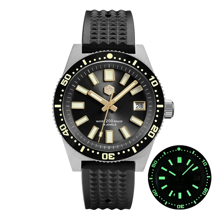 San Martin 40mm 62MAS Diver Surfing Dial Watch SN007 V3