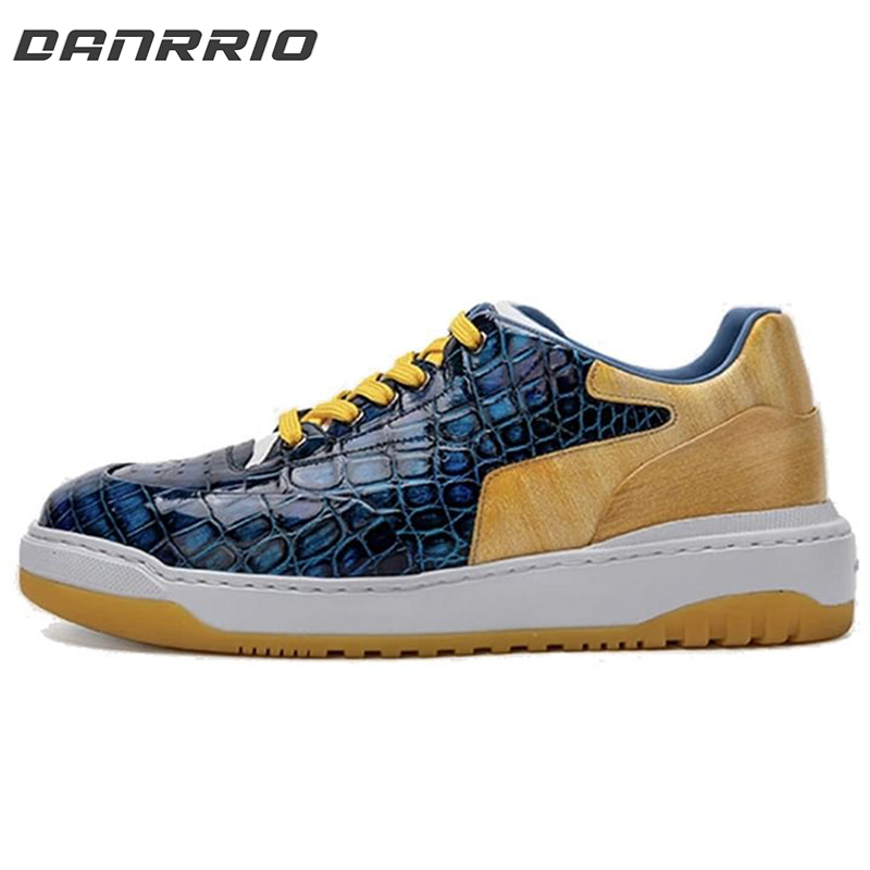 DANRRIO Hand-painted Crocodile Leather Skate Shoes DANRRIO.COM DANRRIO