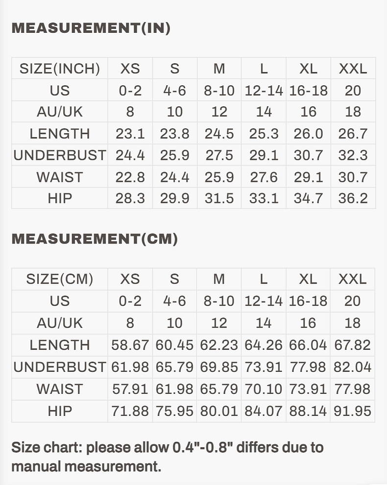size guide