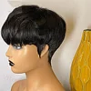 Wine Red Short Wig 4Inch Bob Straight Hair