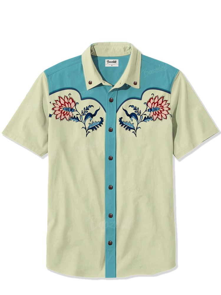 Flower Cowboy - 100% Cotton Shirt