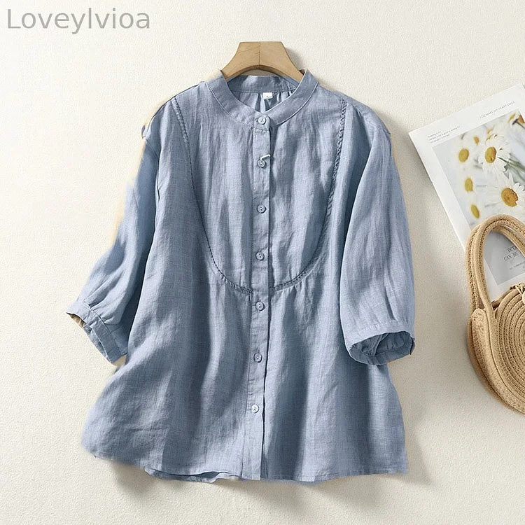 Fashion embroidery loose all-match top