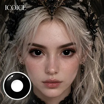 Black Contacts | ICOICE | Colored Contact Lenses Online