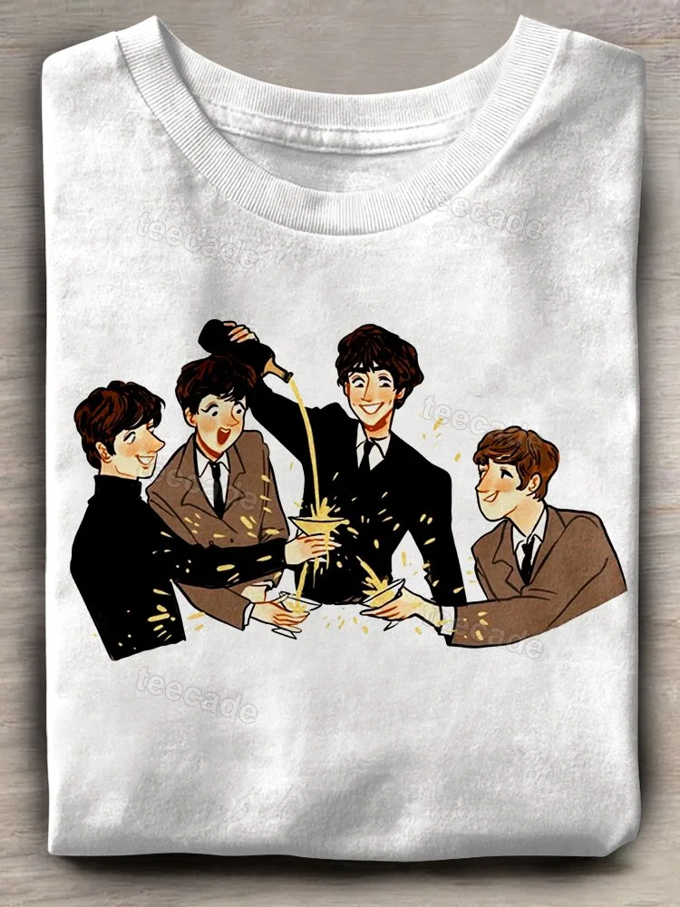 Teecade The Beatles Band-1 T-shirt