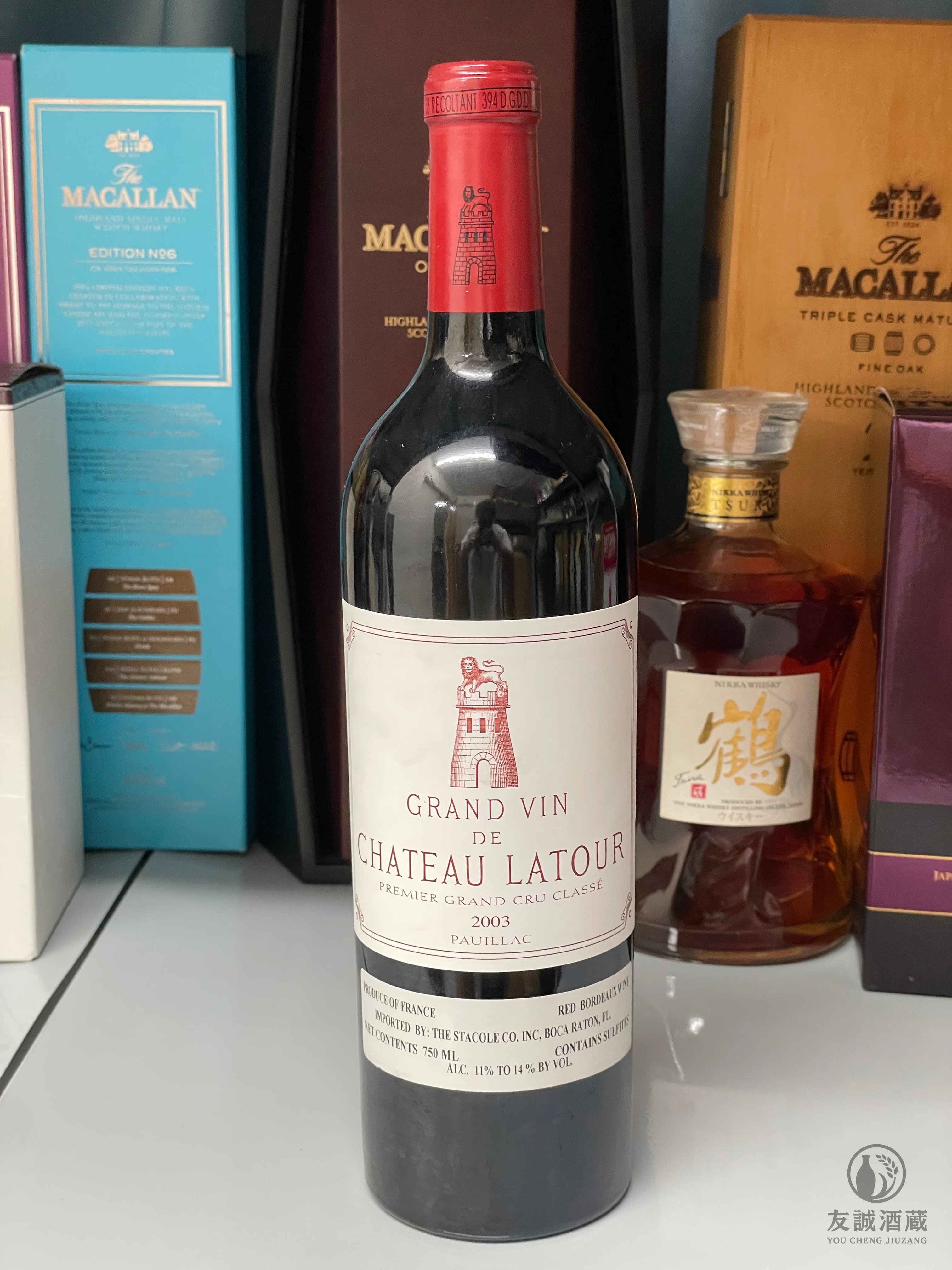 世紀名釀! 2003 拉圖 Latour 頂級年份 現貨 友誠酒藏