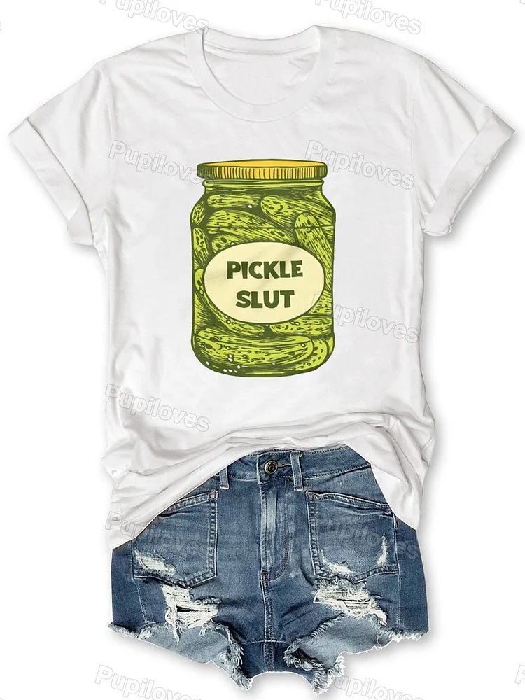 Pupiloves Pupiloves  Pupiloves    PICKLE SLUT T-shirt