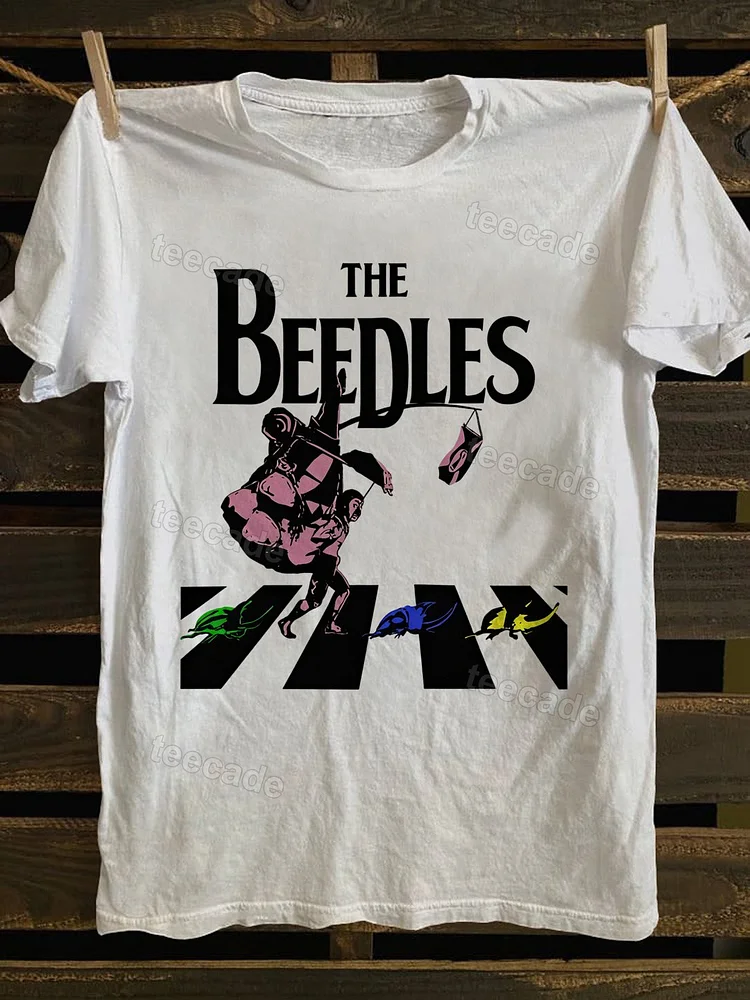 Teecade Teecade The Beedles Beatles Band Abbey Road T-shirt