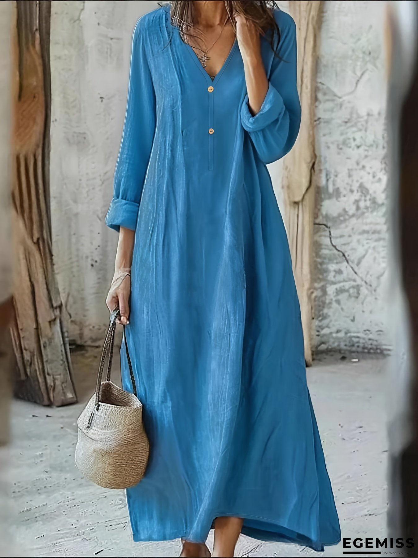 Women's Casual Dress For Spring And Autumn | EGEMISS