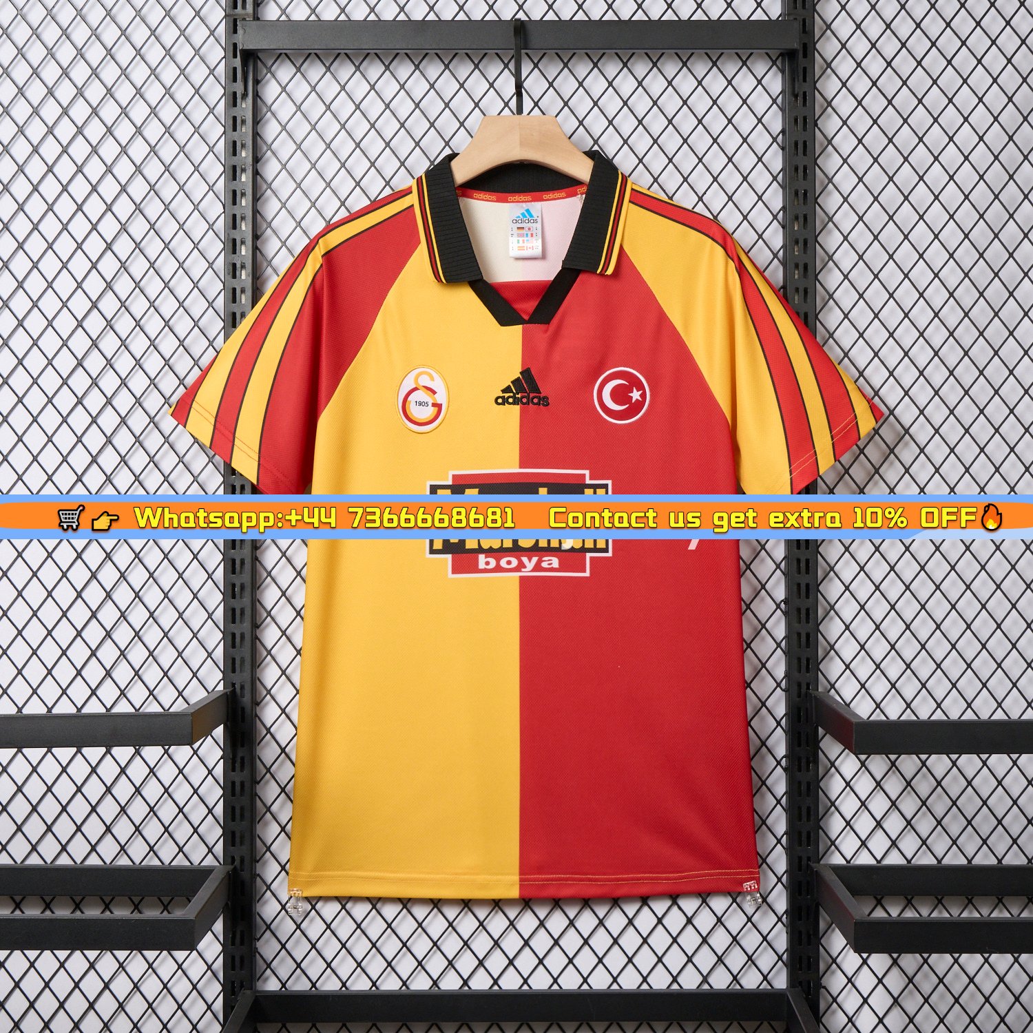 Retro Galatasaray 1998-99 Home Jersey