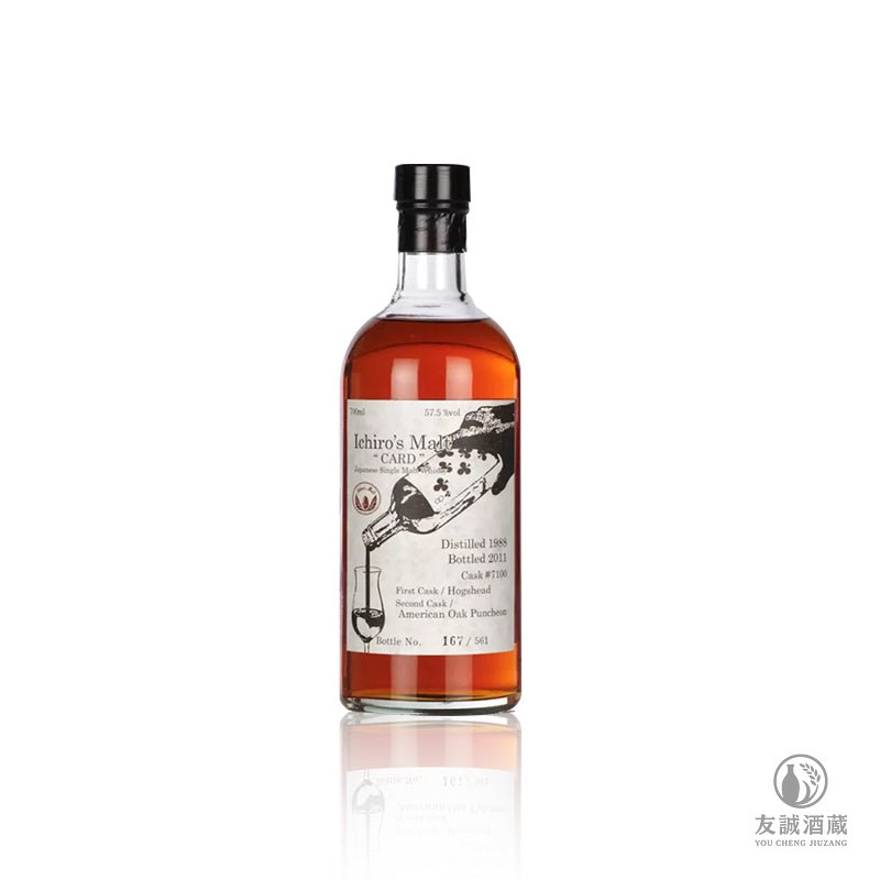 羽生 撲克牌系列 HANYU ICHIRO'S MALT-8 OF CLUBS 友誠酒藏