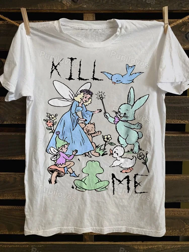 Pupiloves Pupiloves Kill Me Snowflake Vintage T-shirt