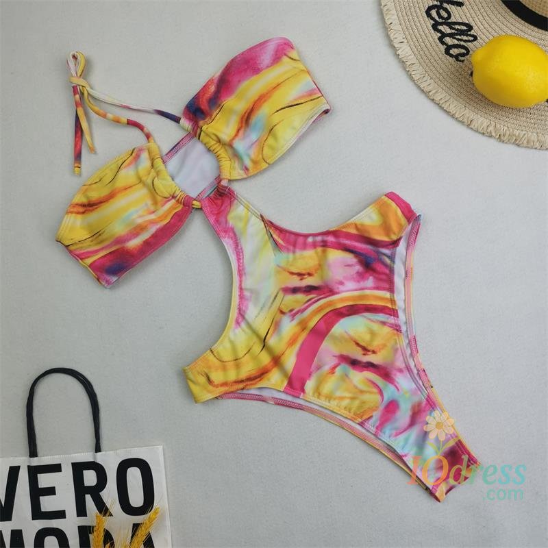 IO Dress Plus Size Swimsuit Bikinis Women Female Halter Swimwear with Cover Ups One Piece Large Cup Bathing Suit Brazilian Beachwear