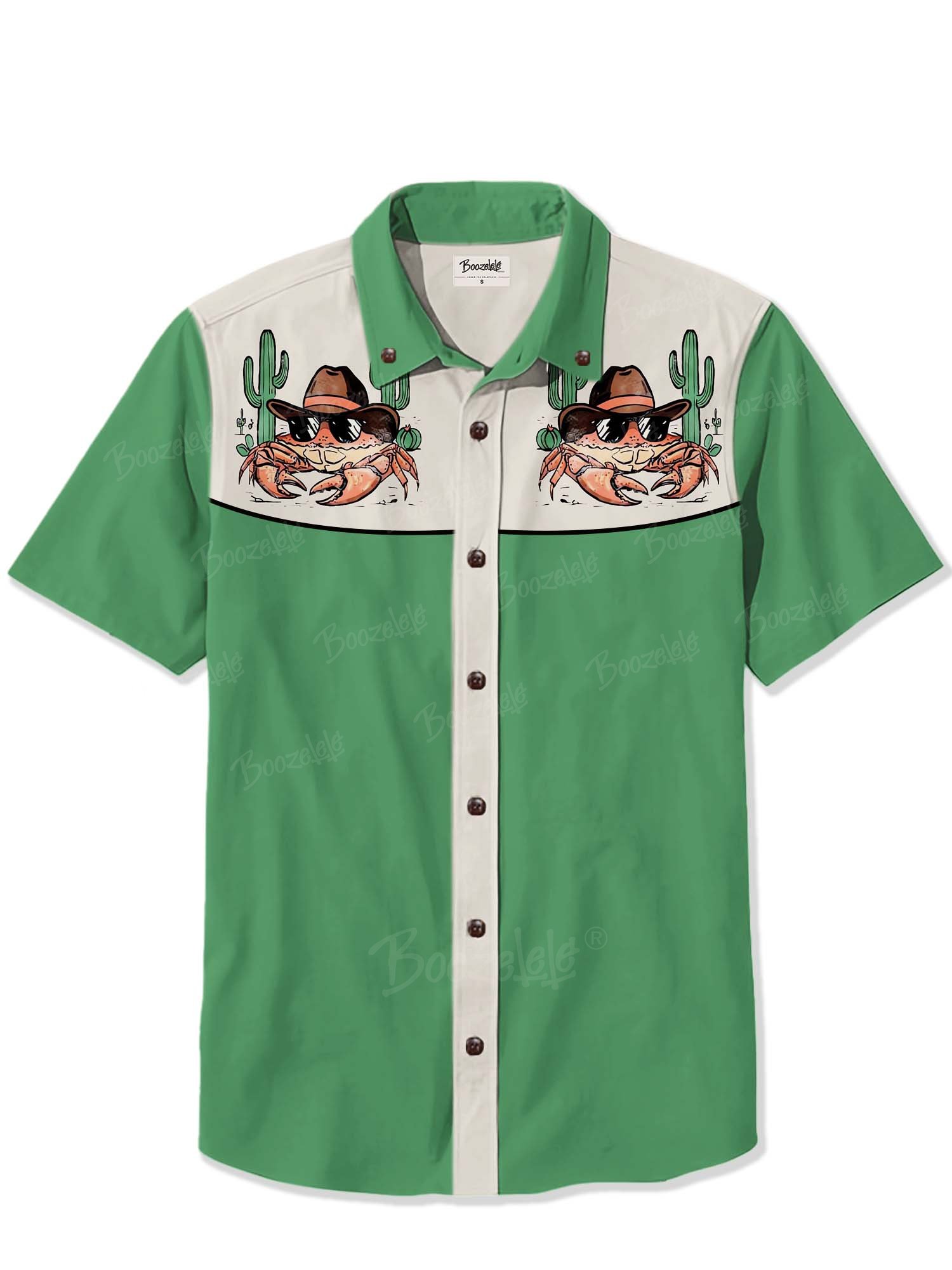 Western Crab Cowboy - 100% Cotton Shirt