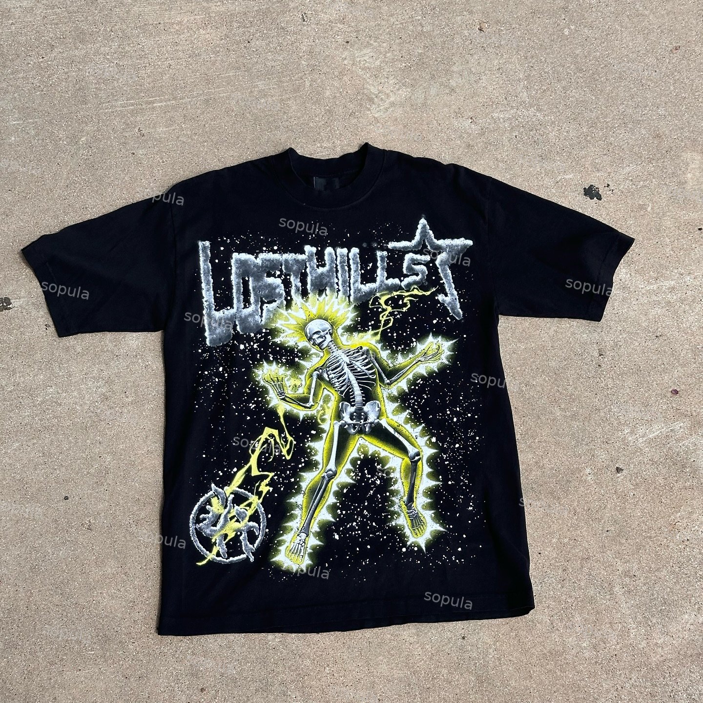 Sopula Lost Hills Skull Graphic Cotton T-Shirt