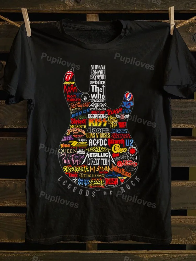 Pupiloves Pupiloves Electronic Guitar T-shirt