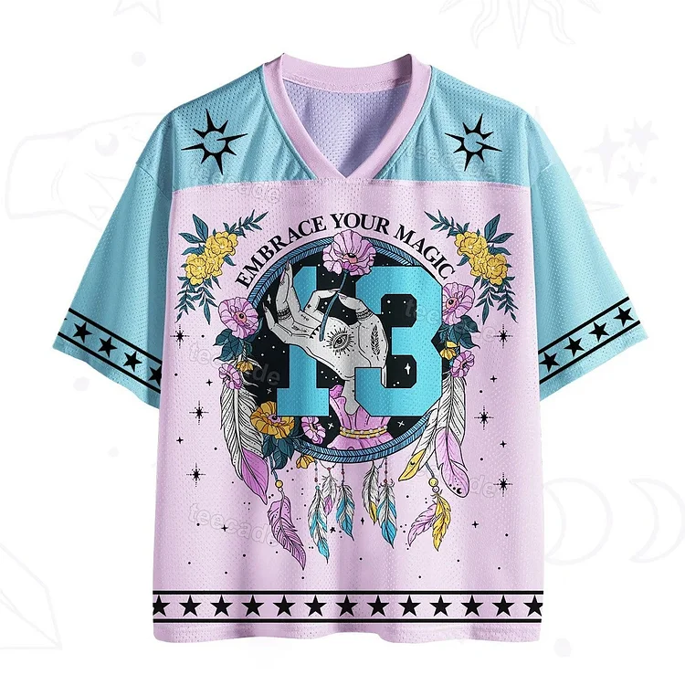 Teecade Teecade Embrace Your Magic Art Print V-neck T-shirt